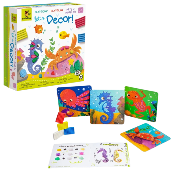 Obrázek Ludattica - Kreativní sada s plastelínou, Zvířátka - Decor - řada CREA DUDU