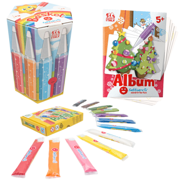 Obrázek Pískové malování - sada pro třídu: Vánoce